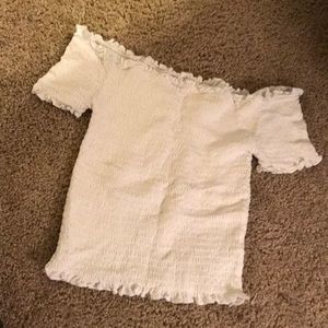 Small ruffle crop top